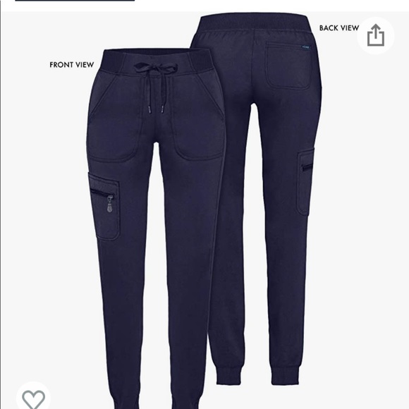 Navy Blue Scrub Pants - Picture 3 of 5